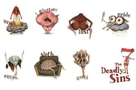 7 deadly sins | Seven deadly sins tattoo, 7 deadly sins, 7 sins