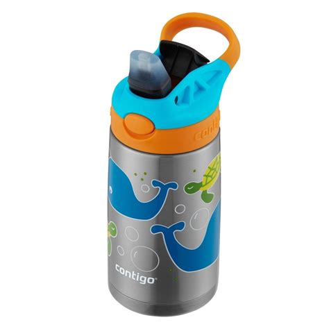 Contigo 13oz Kids Stainless Steel Water Bottle with Redesigned ...