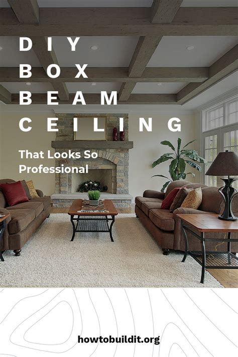 DIY Box Beam Ceiling That Looks So Professional | How To Build It