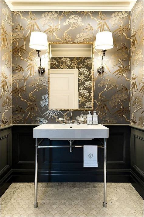 Gorgeous Wallpaper Ideas for your Modern Bathroom | Maison Valentina Blog