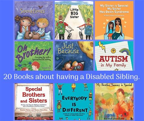 23 Books about Siblings with Disabilities | Autism | Down Syndrome in ...