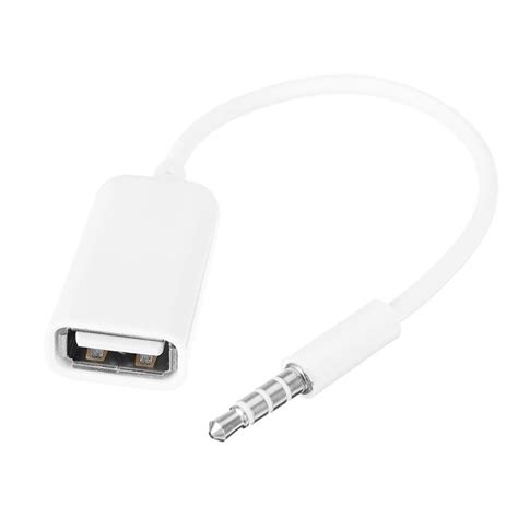 Usb 3.0 female to 3.5mm male audio port adapter white Sale - Banggood.com