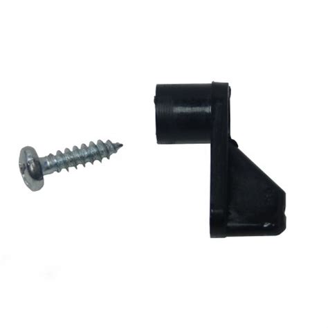 #715- Window Screen Swivel Clips with Screws- Black | Barton Kramer Inc.