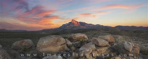 El Capitan Sunrise, Guadalupe Mountains 3 : : Images from Texas