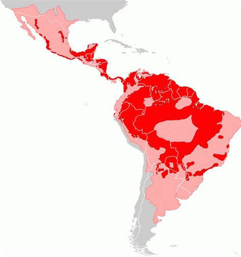 Jaguar Habitat Map