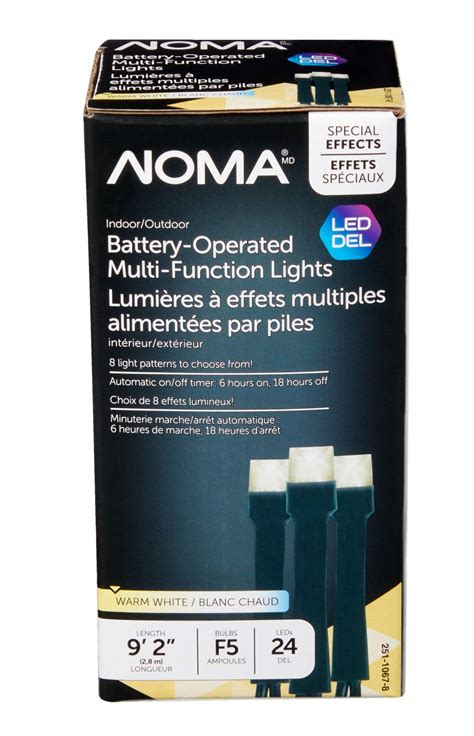 NOMA Battery-Operated 24 LED Lights Warm White | Canadian Tire