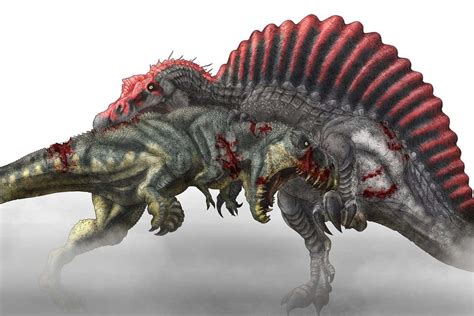 Spinosaurus Vs T Rex Gif