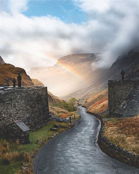 Lake District on Instagram: “🌈 Honister Pass by @jp_pursuits One of my absolute favourite places ...