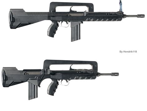 non bullpup FAMAS rifle by Hendrik118 . FAMAS un bullpuped Tactical Armor, Weapon Concept Art ...