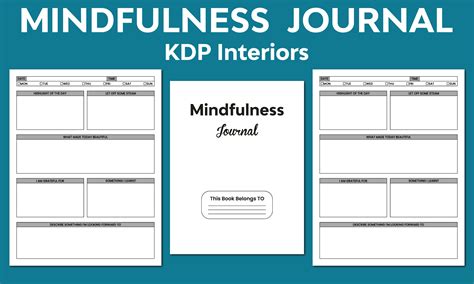 Mindfulness Journal Template Graphic by PIXEL HUNT · Creative Fabrica