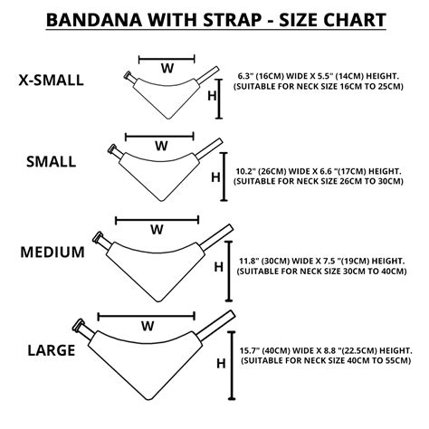 @size chart strap | HelloFurry | Singapore