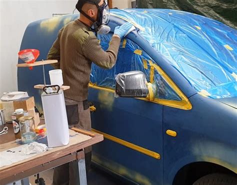 Spray Paint your own Car or Van in a DIY Shop Spray Booth