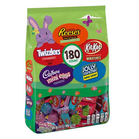 Hershey, Sweets and Chocolate Assortment Candy, Easter, 49.7 oz, Bulk ...