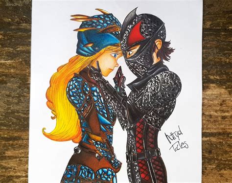 Astrid Lover on Twitter: "Goodbye~ • • • #httyd3 #hiccstrid #drawing # ...