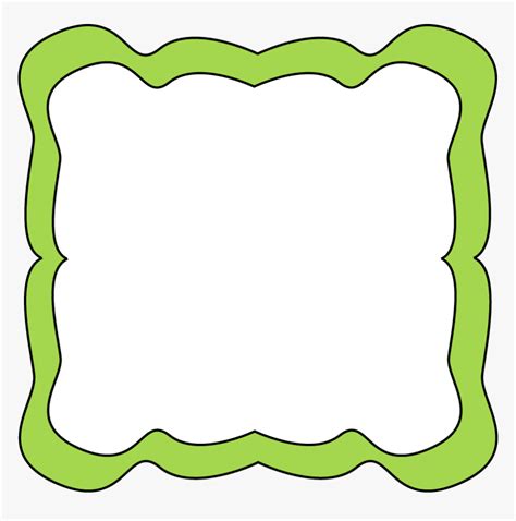 Lime Green Border Clipart - Green Border Frame Clipart Png, Transparent Png , Transparent Png ...