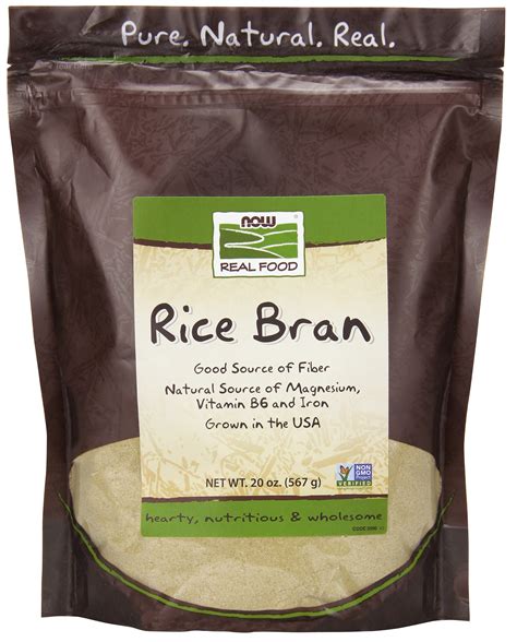 NOW Foods Rice Bran 20 Oz - Walmart.com - Walmart.com