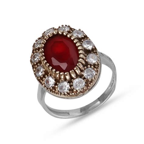 Ruby Silver Ring - 925 Silver - Ring Ruby - Quartz - Catawiki