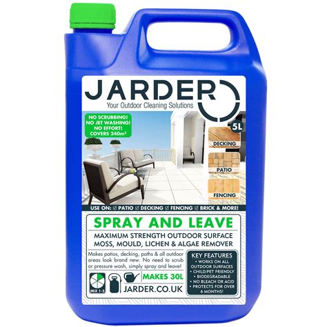 Jarder 5 Litre Concentrate Spray & Leave Cleaner - Patio Fencing ...