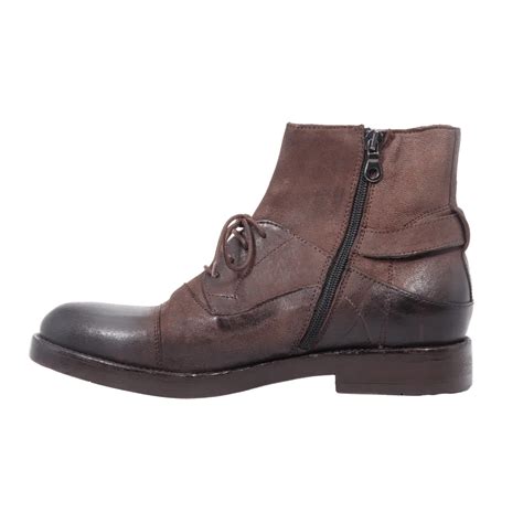 Men's Ankle Boot - Leather Testa di Moro - AL1177 – Aliverti