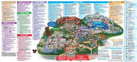 Disneyland Park Map in California, Map of Disneyland