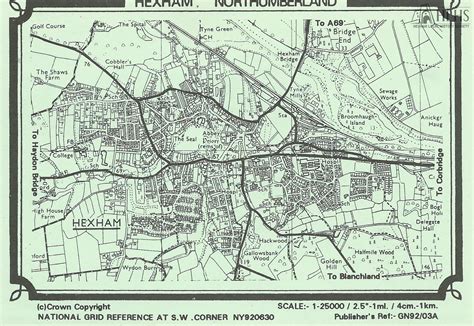 Map Gallery – Hexham Local History Society