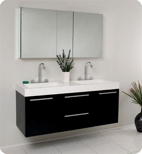 Stunning 54 Inch Bathroom Vanity Single Sink Portrait - HOME SWEET HOME