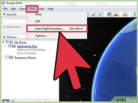 4 Ways to Use the Google Earth Flight Simulator - wikiHow