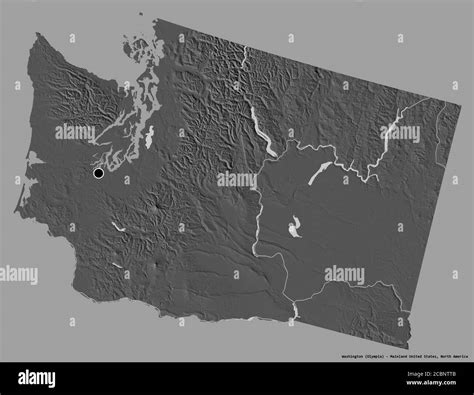 Washington State Elevation Map - London Top Attractions Map