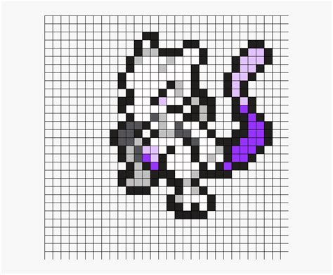 Small Pokemon Pixel Art Mewtwo - Pixel Art Pokemon Mewtwo, HD Png ...