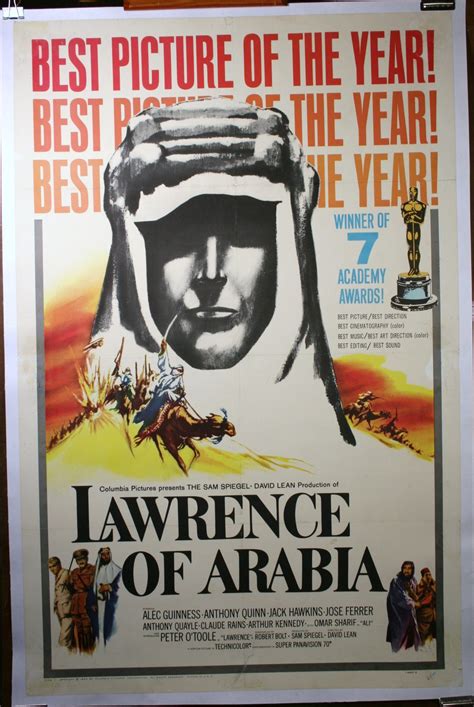 LAWRENCE OF ARABIA Original Movie Poster