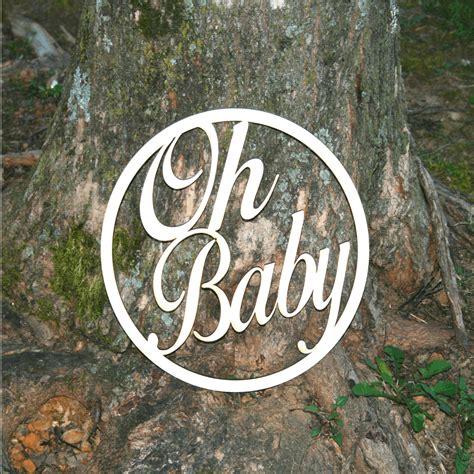 Oh Baby Back Drop Oh Baby Wooden Cutout Oh Baby Baby Shower | Etsy