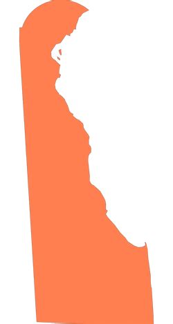 Delaware State Outline | SVG and PNG Download