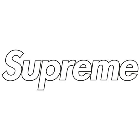 Supreme Logo Coloring Pages Coloring Pages