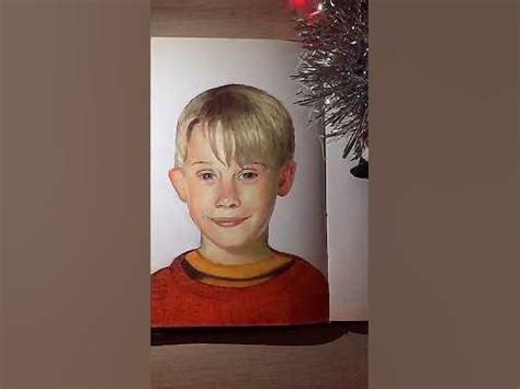 KEVIN'S PORTRAIT! #homealone #kevin #artv#painting #diy #christmas #shorts #viral #fyp #artwork ...