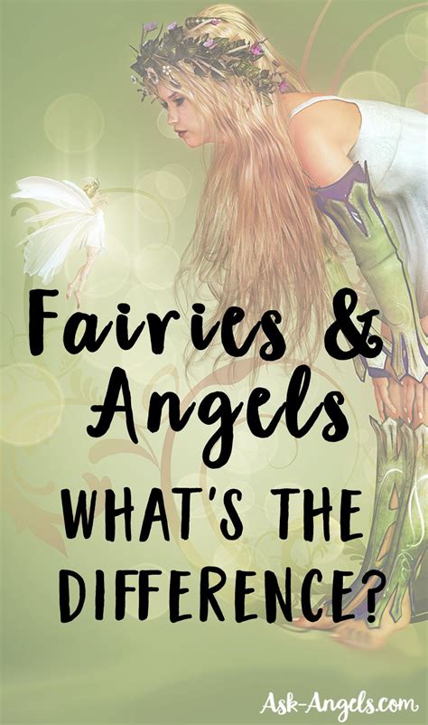 Fairies and Angels- What’s The Difference? Real Fairies, Types Of ...