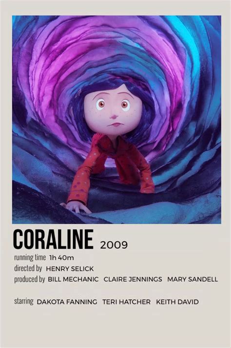 coraline movie poster | Indie movie posters, Movie posters, Film posters vintage