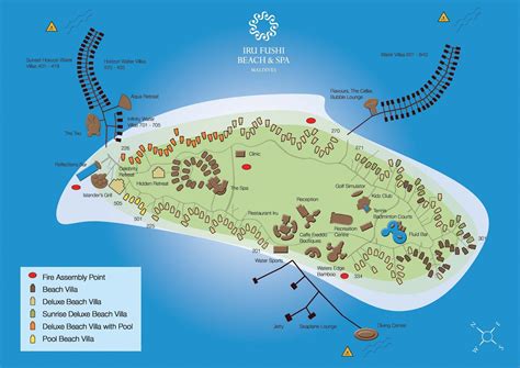 Sun Island Maldives Resort Map - maldive resort island