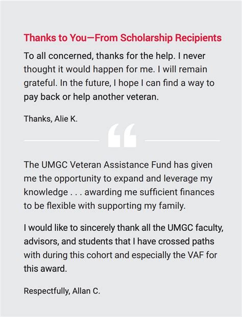 Veterans Assistance Fund | UMGC Impact