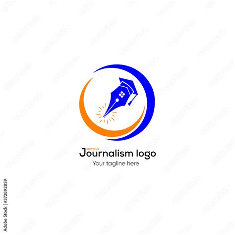 Campus journalism modern logo Stock Vector | Adobe Stock