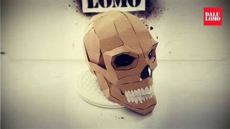 Diy Cardboard Skull Template