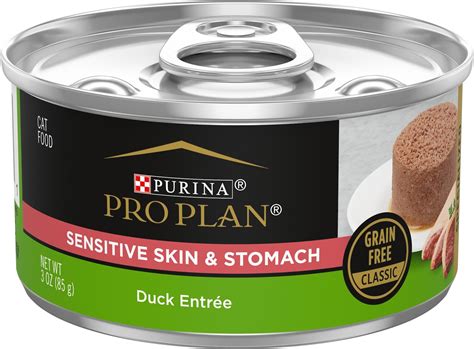 PURINA PRO PLAN Focus Sensitive Skin & Stomach Classic Duck Grain-Free ...