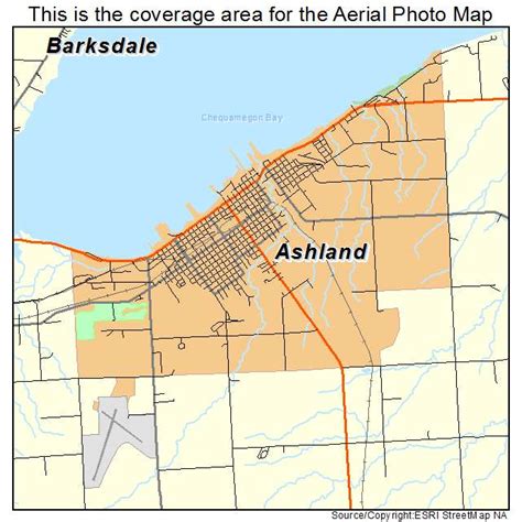 Aerial Photography Map of Ashland, WI Wisconsin