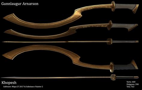 Khopesh by gulli05 Egyptian Weapons, Medieval Weapons, Fantasy Sword ...