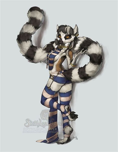 Nerva Vash - Anthro Lemur Concept by The-SixthLeafClover on DeviantArt | Furry art, Lemur, Anthro