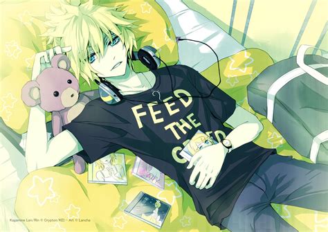 Kagamine Len, Fanart - Zerochan Anime Image Board | Animé, Mec anime, Garçons anime mignons