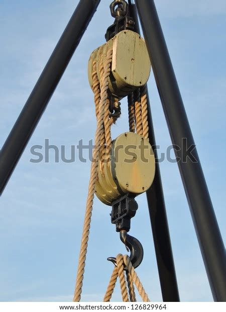 Block Tackle Pulley System Stock Photo (Edit Now) 126829964