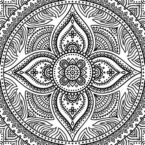 Mandala. Színező oldal — Stock Vektor © VikaSnezh #90229234