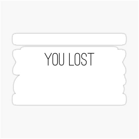 You Lost Get Over It You Lost Get Over It You Lost Get Over It You Lost Get Over It Stickers ...