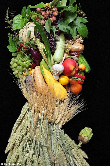 Klaus Enrique Gerdes: Photographer recreates portraits by 16th Century painter with fruit and ...