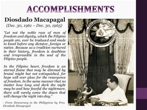 Diosdado Macapagal's Biography - PPT